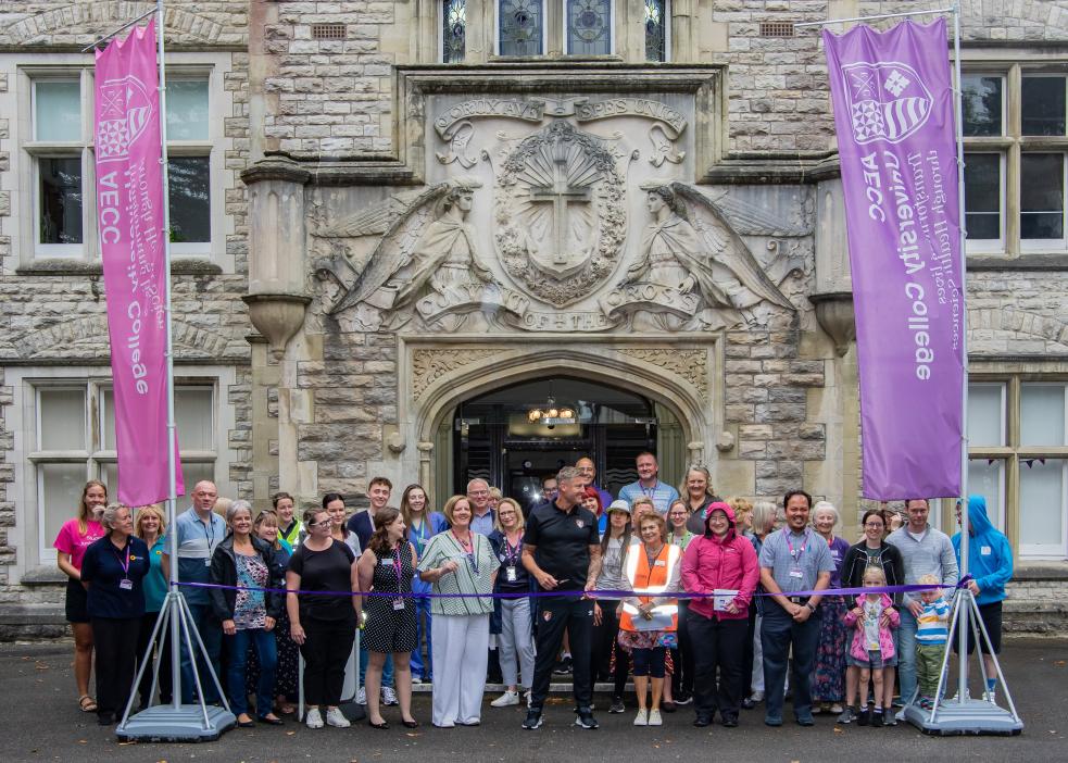 Group of participants at opening ceremony