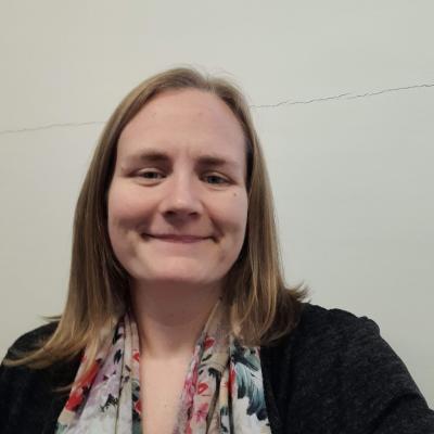 Close up of Zoe smiling 